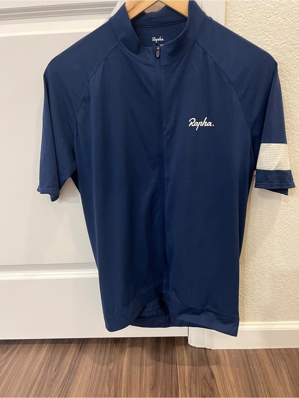 Rapha Mens Cycling Jersey XL navy short sleeve